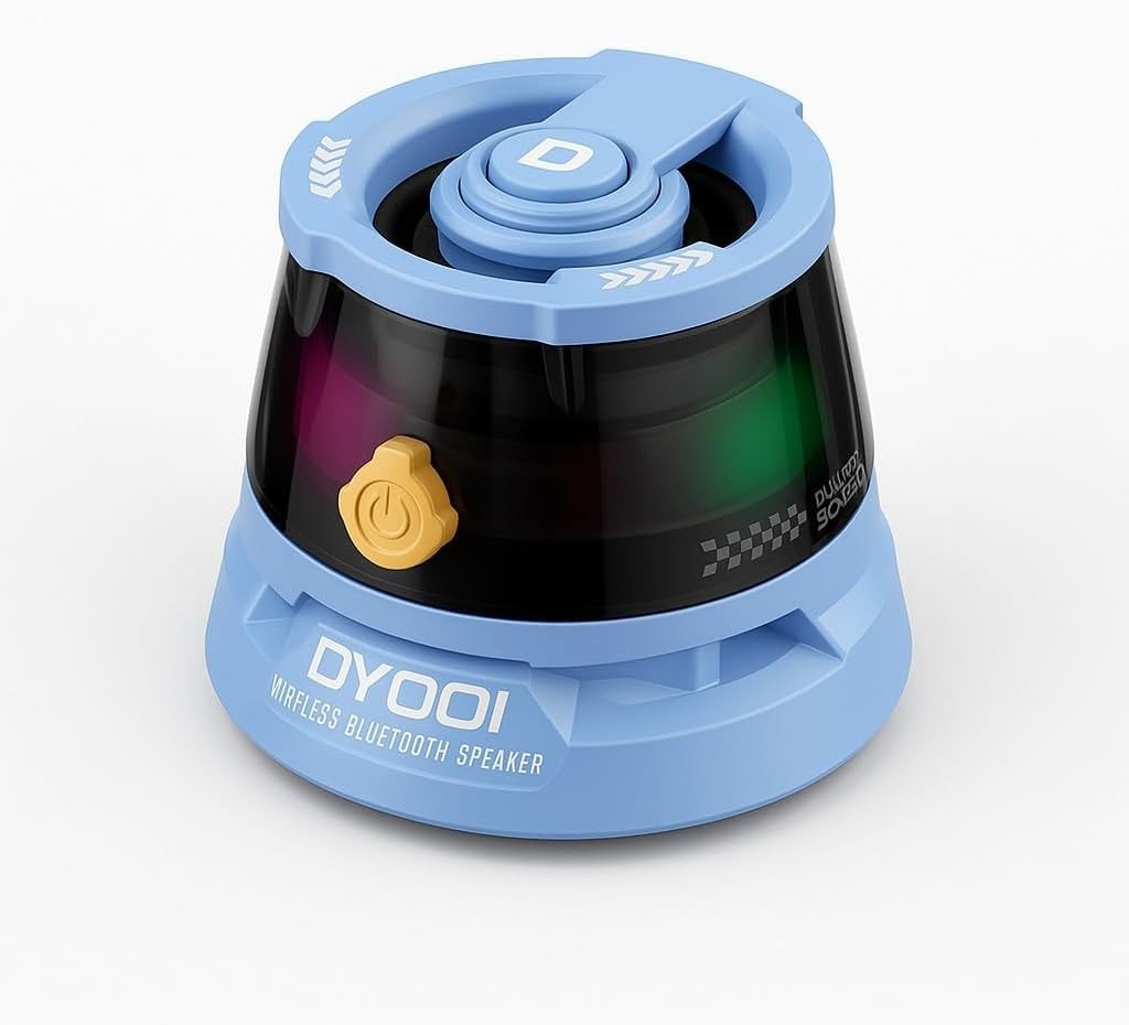 Bluetooth Magnetic Speaker Wireless DY200 RGB LED Lighting Speaker BT5.3 Mini SKY BLUE